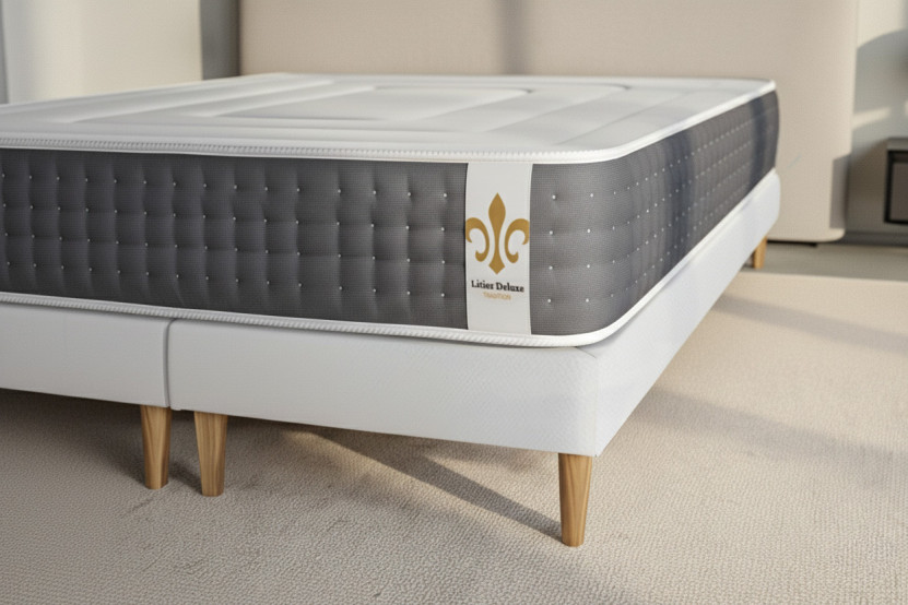Matelas 140x190 cm Ressorts ensachés et Mémoire de forme - Vingt-Six