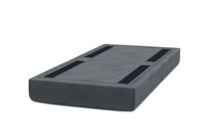 Pouf convertible et modulable - Velours côtelé Gris