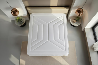 Matelas 90x200 cm Ressorts ensachés et Mémoire de forme - Vingt-Quatre