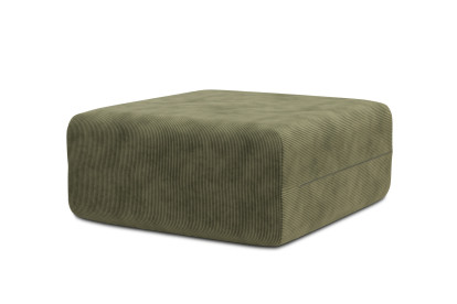 Pouf non convertible et modulable - Velours côtelé Vert