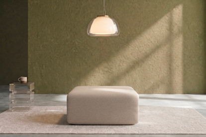 Pouf non convertible et modulable - Tissu lisse Beige