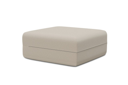 Pouf non convertible et modulable - Tissu lisse Beige