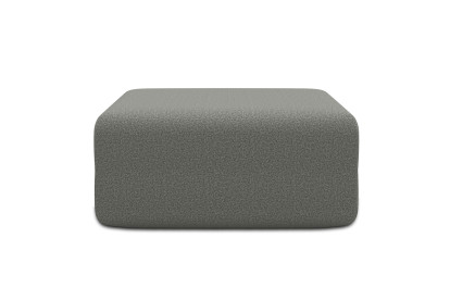 Pouf non convertible et modulable - Tissu lisse Gris