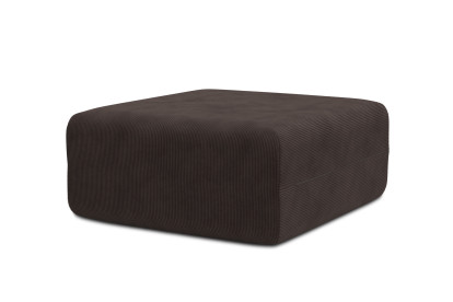 Pouf non convertible et modulable - Velours côtelé Marron