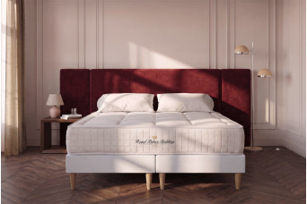 Ensemble Matelas Sommier 160x200 cm - 2 Sommiers Blanc - Balmoral