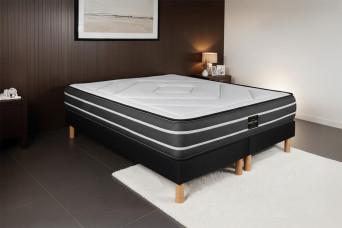 Matelas 140x190 cm Ressorts ensachés et Mémoire de forme - Exclusive