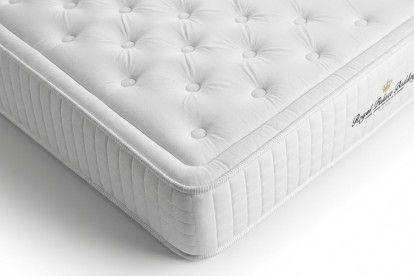 Ensemble Matelas Sommier 180x190 cm - Sommier Noir (en kit) - Buckingham