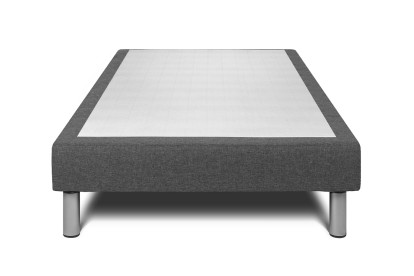 Ensemble Matelas Sommier 90x200 cm - Sommier Gris (déjà monté) - Vitalspring Recover