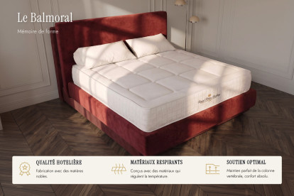 Matelas 140x220 cm Mémoire de forme - Balmoral