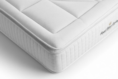 Pack lit complet 140x190 cm - Matelas + Sommier Blanc (en kit) + 2 oreillers + Couette - George V