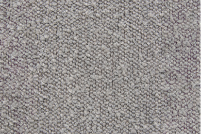 Lit 140x200 cm - Sommier tapissier H29 cm + tête de lit capitonnée - Tissu Bouclette Gris