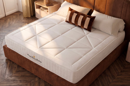 Matelas 135x220 cm Ressorts ensachés et Mémoire de forme - Windsor