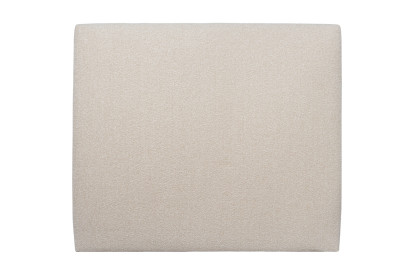 Tête de lit 150 cm Tapissée - Tissu Bouclette Beige Clair