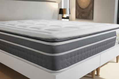 Matelas 180x200 cm Ressorts ensachés et Mémoire de forme - Trente PLUS