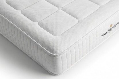 Ensemble Matelas Sommier 90x200 cm - Sommier Noir (déjà monté) - Balmoral