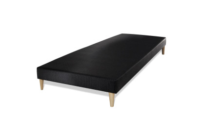 Ensemble Matelas Sommier 200x200 cm - 2 Sommiers Noir - George V