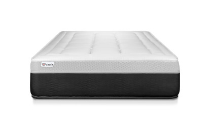 Ensemble Matelas Sommier 90x200 cm - Sommier Blanc (en kit) - Vital Form