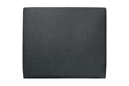 Tête de lit 150 cm Tapissée - Tissu Bouclette Noir