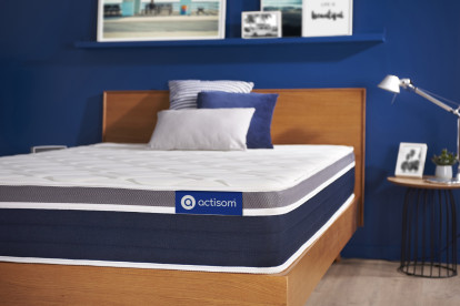 Matelas 90x190 cm Ressorts ensachés et Mémoire de forme - Actiflex Confort