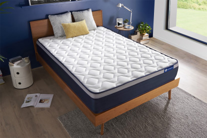 Matelas 90x190 cm Ressorts ensachés et Mémoire de forme - Actiflex Max
