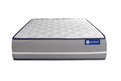 Ensemble Matelas Sommier 80x190 cm - Sommier Blanc (en kit) - Actilatex Pur