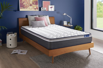 Matelas 140x210 cm Ressorts ensachés et Mémoire de forme - Actiflex Plus