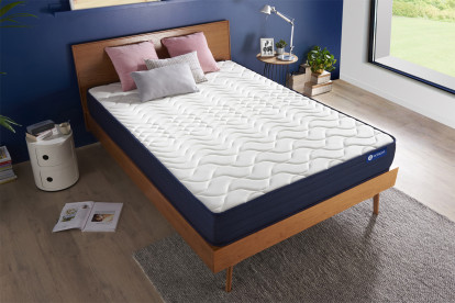 Matelas 100x200 cm Ressorts ensachés et Mémoire de forme - Actiflex Life