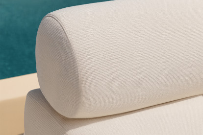 Canapé 3 places convertible et modulable, mousse écologique et assise ferme  - Tissu extérieur Beige clair