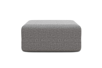 Pouf non convertible et modulable - Tissu tweed Gris