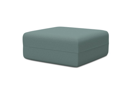 Pouf non convertible et modulable - Tissu lisse Vert