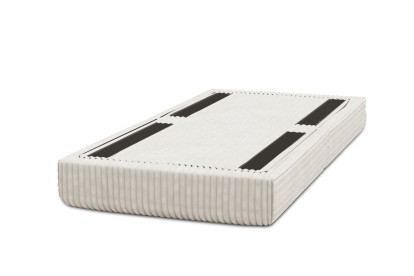 Pouf convertible et modulable, mousse écologique et assise ferme  - Velours côtelé XL Blanc