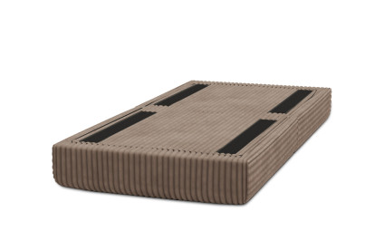 Pouf convertible et modulable, mousse écologique et assise ferme  - Velours côtelé XL Marron