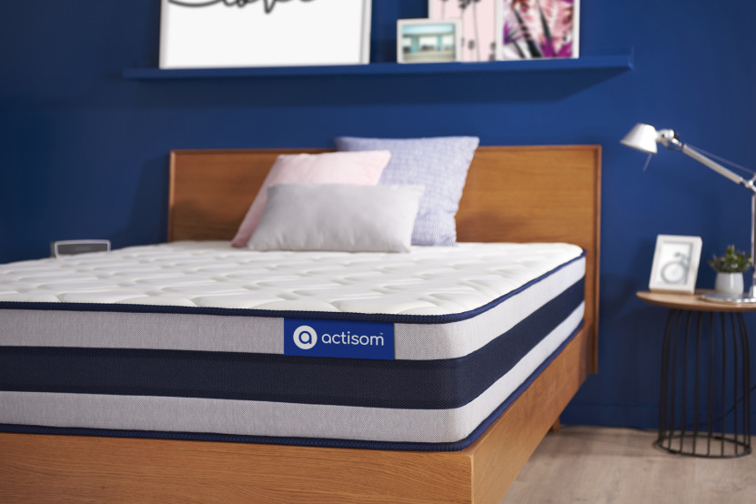 Matelas 70x210 cm Ressorts ensachés et Mémoire de forme - Actiflex Ergo