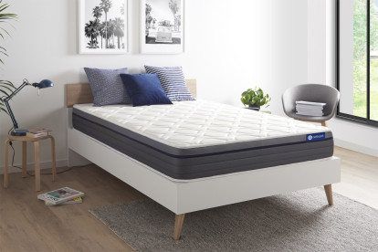Matelas 135x190 cm Latex et mémoire de forme - Actilatex Zen