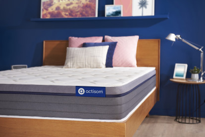 Matelas 100x190 cm Ressorts ensachés et Mémoire de forme - Actiflex Zen