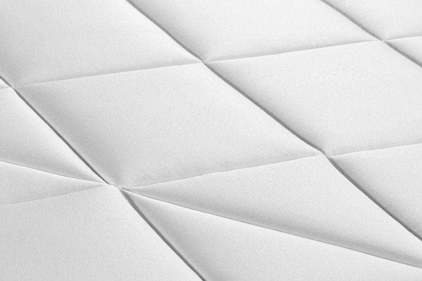 Ensemble Matelas Sommier 130x190 cm - Sommier Blanc (en kit) - Windsor
