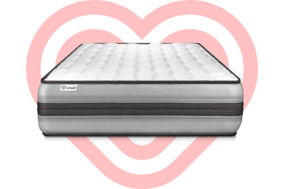 Matelas 100x220 cm Ressorts ensachés et Mémoire de forme - Vitalpower Recover