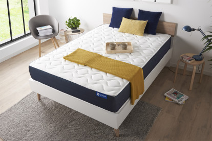 Matelas 130x190 cm Latex et mémoire de forme - Actilatex Life