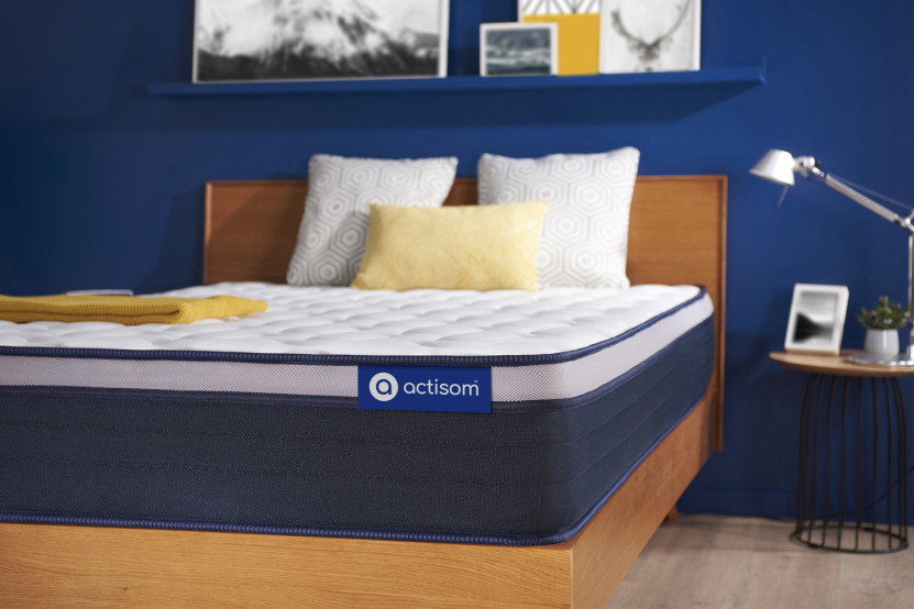 Matelas 70x210 cm Ressorts ensachés et Mémoire de forme - Actiflex Max