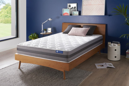 Matelas 180x220 cm Ressorts ensachés et Mémoire de forme - Actiflex Relax