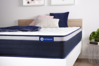 Matelas 100x190 cm Latex et mémoire de forme - Actilatex Max