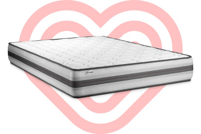 Matelas 180x220 cm Ressorts ensachés et Mémoire de forme - Vitalpower Recover