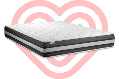 Matelas 180x220 cm Ressorts ensachés et Mémoire de forme - Vitalspring Zen