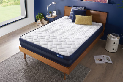 Matelas 90x200 cm Ressorts ensachés et Mémoire de forme - Actiflex Tech