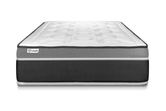 Matelas 90x190 cm Ressorts ensachés et Mémoire de forme - Vital Care