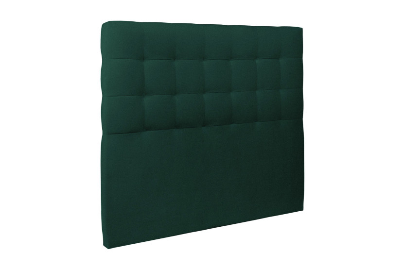Lit 150x200 cm avec Tête de lit capitonnée - Tissu Velours