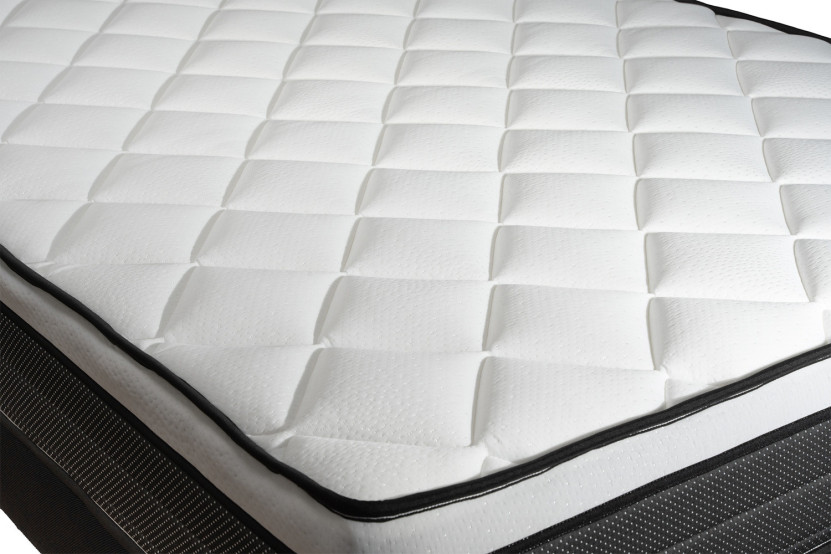 Ensemble Matelas Sommier 80x200 cm - Sommier Blanc (déjà monté) - Suite