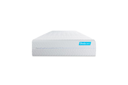 Ensemble Matelas Sommier 90x200 cm - Sommier Gris (déjà monté) - Biocare