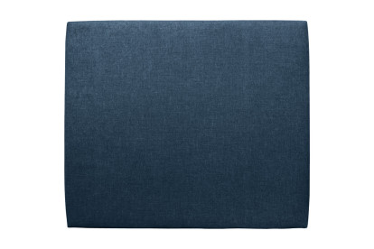 Tête de lit 140 cm Tapissée - Tissu Toile Natté Bleu Ocean
