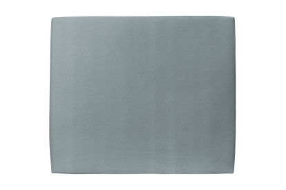 Tête de lit 140 cm Tapissée - Tissu Velours Gris Bleute